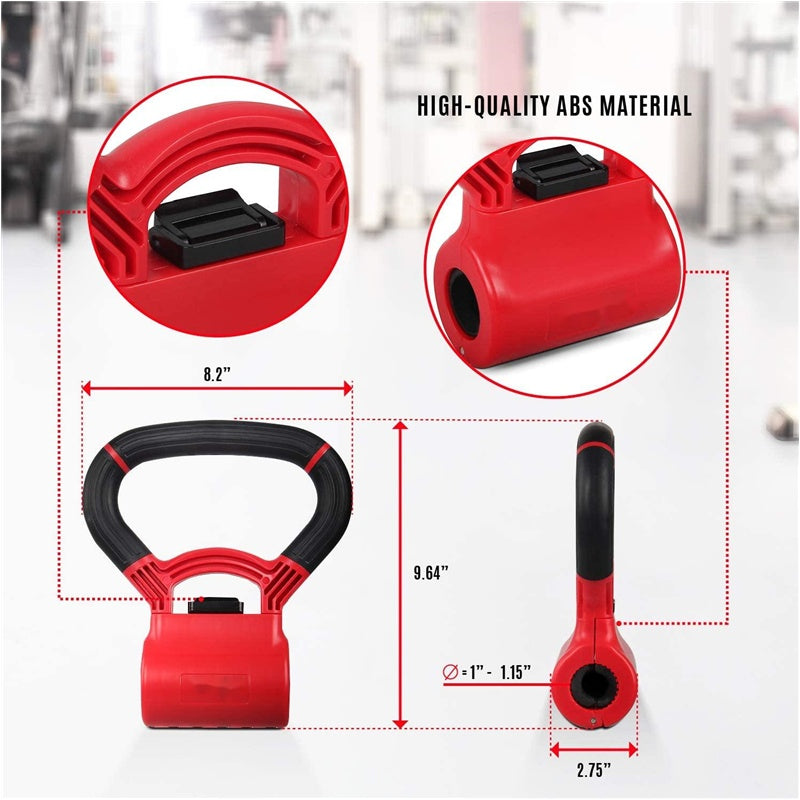 Kettlebell Grip Single Hole Dumbbell Adapter - Fit Efficient