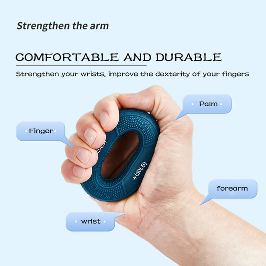 Adjustable Silicone Hand Grip Strengthener (20-80LB) - Fit Efficient