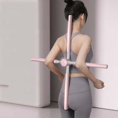 Yoga Stick for Shoulder Opening & Back Alignment - Fit Efficient