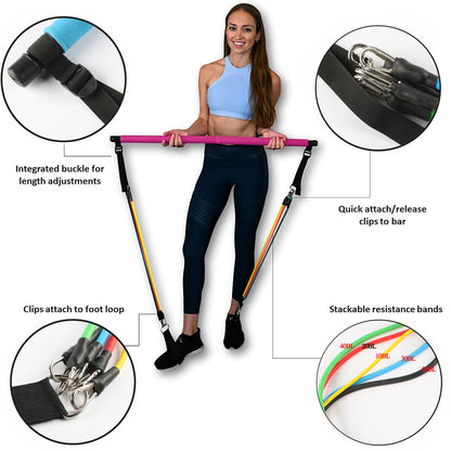 Portable Resistance Bands - Fit Efficient